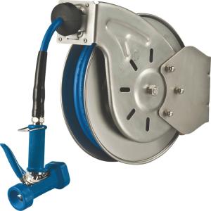 Buy cheap Automatic 11m Retractable Open Stainless Steel Hose Reel from wholesalers