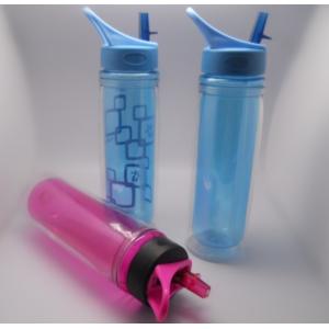 Buy cheap Hot-selling Double wall tritan water bottle with straw from wholesalers