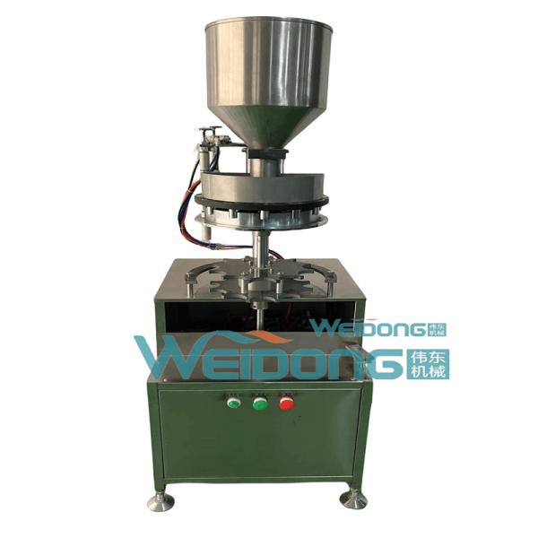 Stainless Steel Cosmetic Liquid Filling Machine With ± 1% Repeat Filling