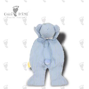 Buy cheap 35 X 19cm Polar Bear Towel Stripe Plush Bear Baby Security Soothing Towel from wholesalers