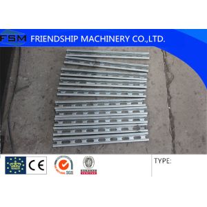 Photovoltaic Support Racking Roll Forming Machine With Gearbox Driven , Low