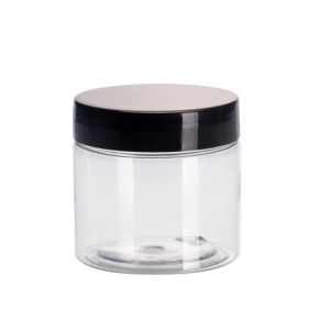 Buy cheap Customized Transparent Cosmetic Plastic Jars with Customizable Printing from wholesalers