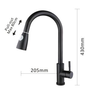 Buy cheap Two Functions Mixer Stretch 80cm Extendable Kitchen sink  Faucet from wholesalers