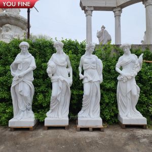 Buy cheap Custom Life Size Immaculate Marble Sculpture Four Season Statue from wholesalers