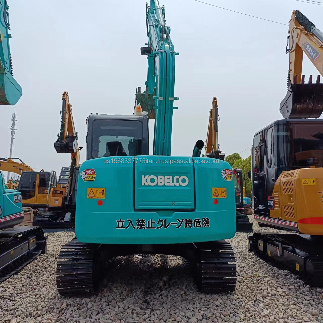 Buy cheap Kobelco SK75-8 Hydraulic Crawler Excavator with 0-2000 Working Hours and 9TON Weight from wholesalers
