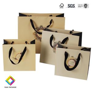 Buy cheap Gift Custom Printed Perfume Candle Packaging Bag With Handle from wholesalers