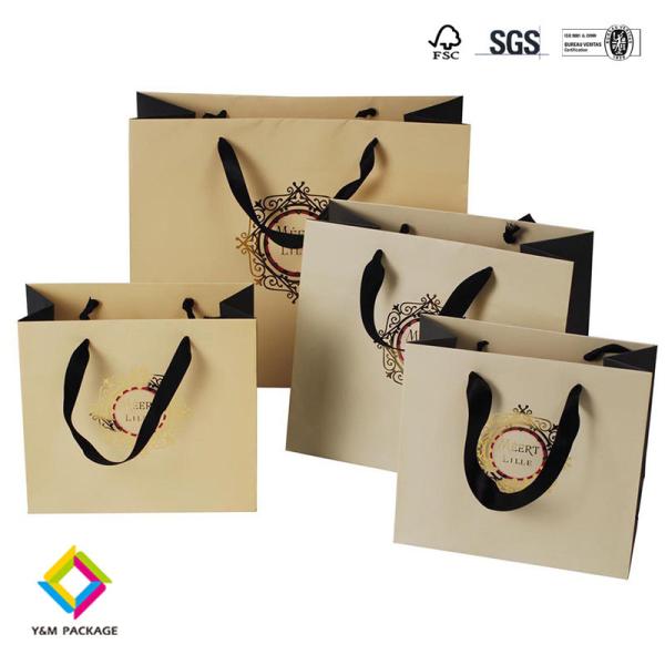 Quality Gift Custom Printed Perfume Candle Packaging Bag With Handle for sale