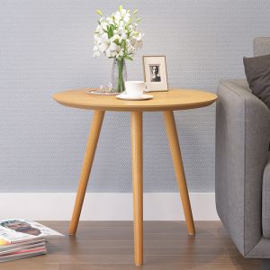 Buy cheap Three Legs Center Coffee Table , Modern Side Tables For Living Room white desktop&wooden leg/white leg from wholesalers