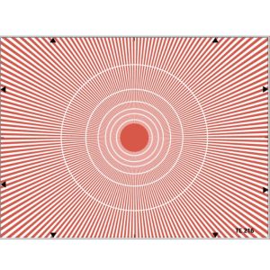 Buy cheap NTSC 800W Crosstalk Degree Test Chart Sineimage YE0216 from wholesalers