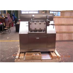 Buy cheap High Efficiency UHT Plant Two Stage Homogenizer , Milk Homogenization Machine from wholesalers