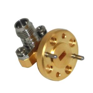 Buy cheap WR12 FUGP Flange R740 1.85mm  Coaxial Adapter Right Angle from wholesalers