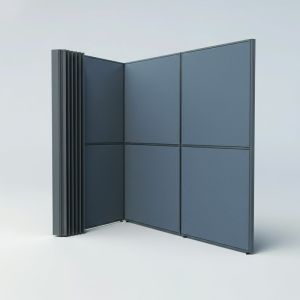Buy cheap Multiple Panels Office Partition Sound Insulation With Easy Manual Operation from wholesalers