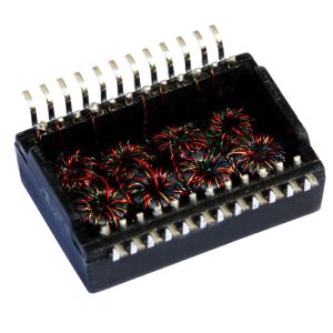 Buy cheap SMT Type POE Ethernet Lan Transformer 10/100/1000 Base -T Module Connector from wholesalers