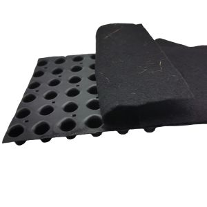 Buy cheap Superior Roof Protection HDPE Dimple Drainage Board with Geotextile in 8mm-60mm Height from wholesalers