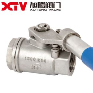 Bsp Standard Spring Loaded Ball Valves with CE/ISO/API Approval and Manual