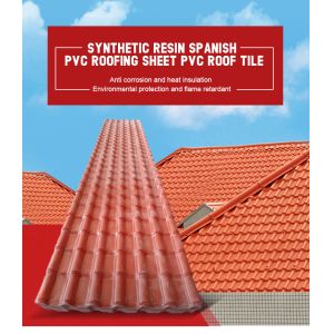 Buy cheap UV Resistant Overlap Spanish Roof Tile with Noise Reduction product