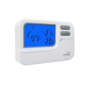 NTC Sensor Type Digital 7 Day Room Thermostats Featuring Blue Backlight Color