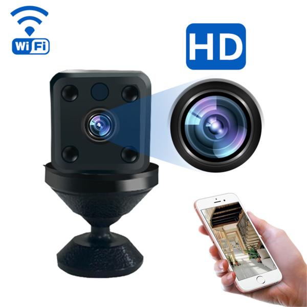 Quality Mini Spy Hidden 1080P Camera WiFi Wireless Cloud Storage Micro SD Audio Video CCTV Small Security Camera for sale