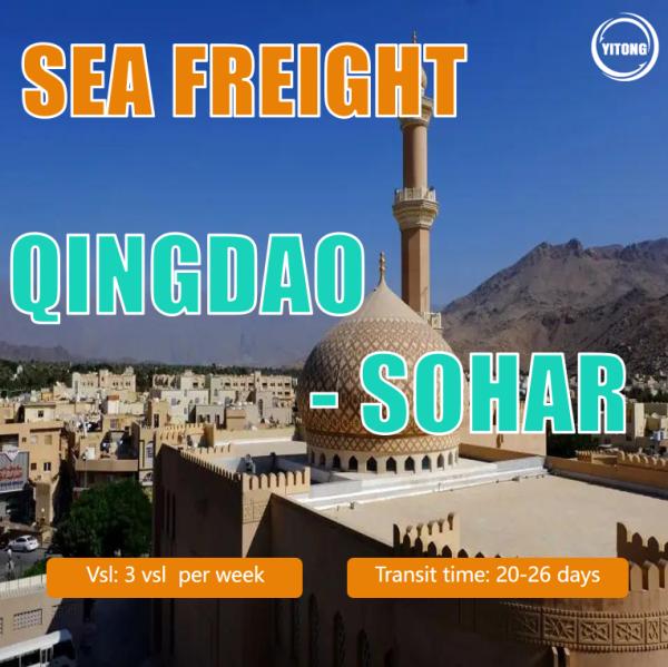 Quality Sea Ocean Shipping From Qingdao To Sohar, Oman for sale