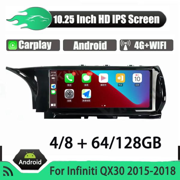 Viknav Car Radio For Infiniti FX35 QX70 (2009-2013)10.25 inch Auto audio Wireless CarPlay Stereo Multimedia Player