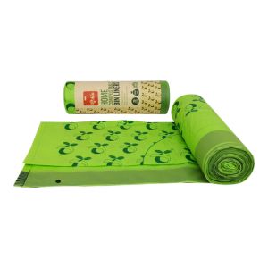 Buy cheap Customizable Compostable Garbage Bags 8 Gallon Drawstring Trash Bags from wholesalers