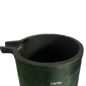Buy cheap Silicon Carbide Graphite Crucible With Pouring Nozzle from wholesalers