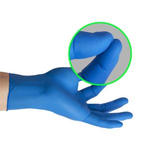 Buy cheap Medical Grade Disposable Protective Gloves / Nitrile Disposable Glove Customized product