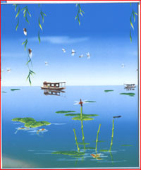 Buy cheap Manual fabric roller blinds wth cover product