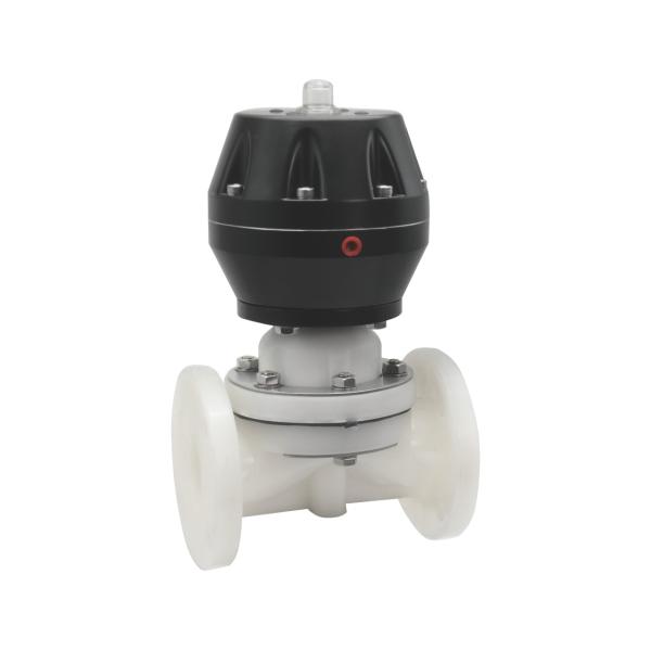 OBM Durable PVDF Diaphragm Control Valve Anti Abrasion Practical