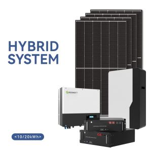 Roof Mounting 3kw 4kw 5kw 8kw 10kw Complete Set Hybrid Solar Energy System Kit
