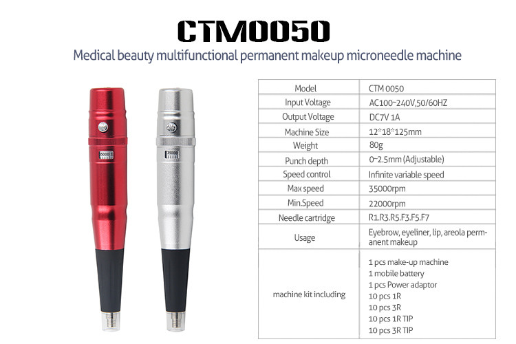 Buy cheap Micropigmentation Pen Permanent Makeup Machine Kit Digital Eyebrow Tattoo Machine from wholesalers