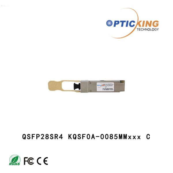 Buy cheap 850nm 100M 100G QSFP28 SR4 QSFP28 MPO Transceiver from wholesalers