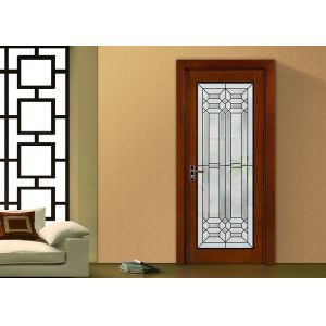 Buy cheap Horizontal Opening Bevel Art Glass Panels Flat Shape Custom Black Zine Privacy Art Glass from wholesalers