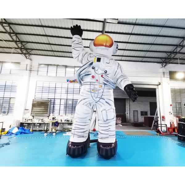 Quality 0.9mm PVC Tarpaulin Cosmonaut Inflatable Advertising Man for sale