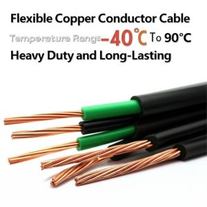 Buy cheap Flexible Copper Conductor Cable for Temperature Range -40°C To 90°C Heavy Duty and Long-Lasting from wholesalers