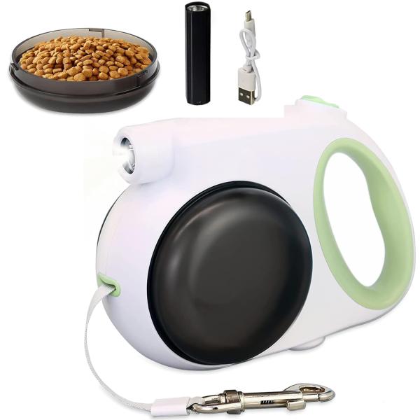 Quality Hands-Free LED Retractable Dog Leash With Flashlight For Small Medium Dogs for sale