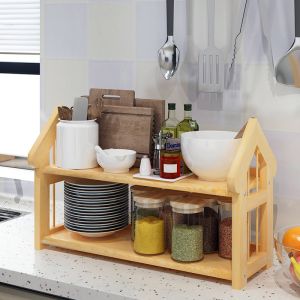 Buy cheap OEM Kitchen 2 Tier Countertop Microwave Oven Stand Rack from wholesalers