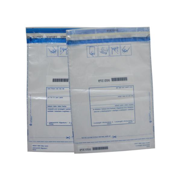 Quality Plastic Deposit Tamper Evident Bag Document Security Packaging Bag for sale