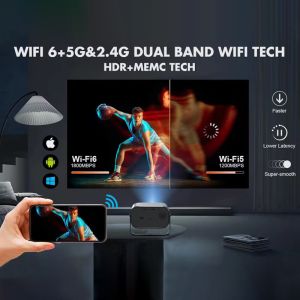 Buy cheap BT 5.0 Bluetooth Mini Portable Projector With Multi Angle Adjustment Keystone Correction And LED Light Source Display Chip from wholesalers