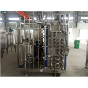 Buy cheap 1000l/H Fresh Milk PLC Uht Pasteurization Equipment from wholesalers