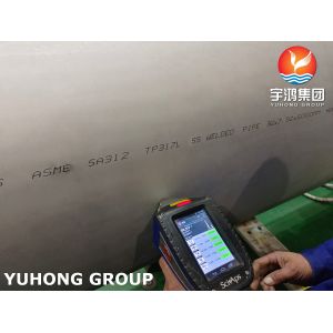 ASTM A312 TP317, TP317L Stainless Steel Welded Pipe For Oil And Gas Plants