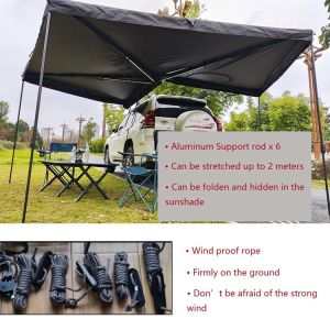 Buy cheap Automatic Opening Free Standing 270 Degree Vehicle Awning Sun Canopy from wholesalers