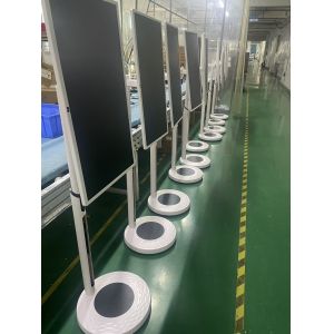 Buy cheap 32 inch Portable Smart TV Mobile Touch Screen Wireless Android TV on wheels from wholesalers