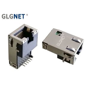 Buy cheap 90 Degree Magnetic RJ45 Jack Single Port Tab Down For Network Servers , Routers from wholesalers