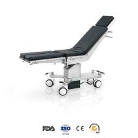 Buy cheap Movable Manual Hydraulic Operation Table Surgical Hydraulic Examination Bed With Big Wheels product