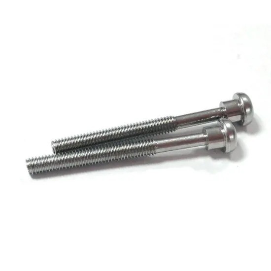 Buy cheap Customized Chromate Plated Steel Round Pan Head Shoulder Screw from wholesalers