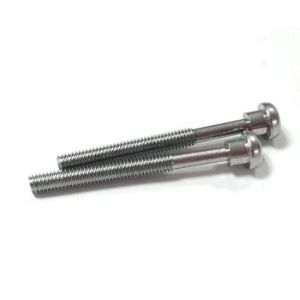Buy cheap Customized Chromate Plated Steel Round Pan Head Shoulder Screw from wholesalers