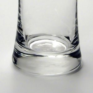 Custom Shaped Machine Made Weizen Beer Glass 12oz With Machine Hot Cut Rim