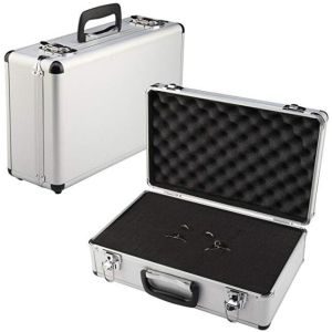 MultiWare Flight Case Aluminium Foam Microphone Camera Photography Carry Lock