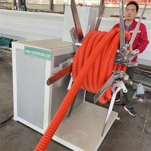 Buy cheap PE PP Pipe Id 50-200mm Spiral Pipe Extrusion Line with Water Cooling Method from wholesalers